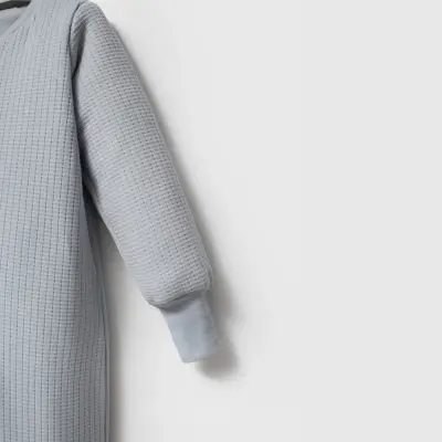 Ella Bonna Uyku Tulumu Çoraplı 2,5 Tog Jakarlı Gri - 7