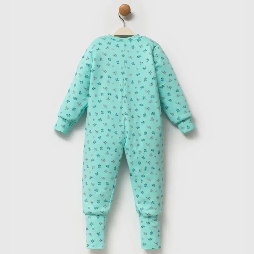 Ella Bonna Uyku Tulumu Çoraplı 2,5 Tog Mint Çiçek - 2