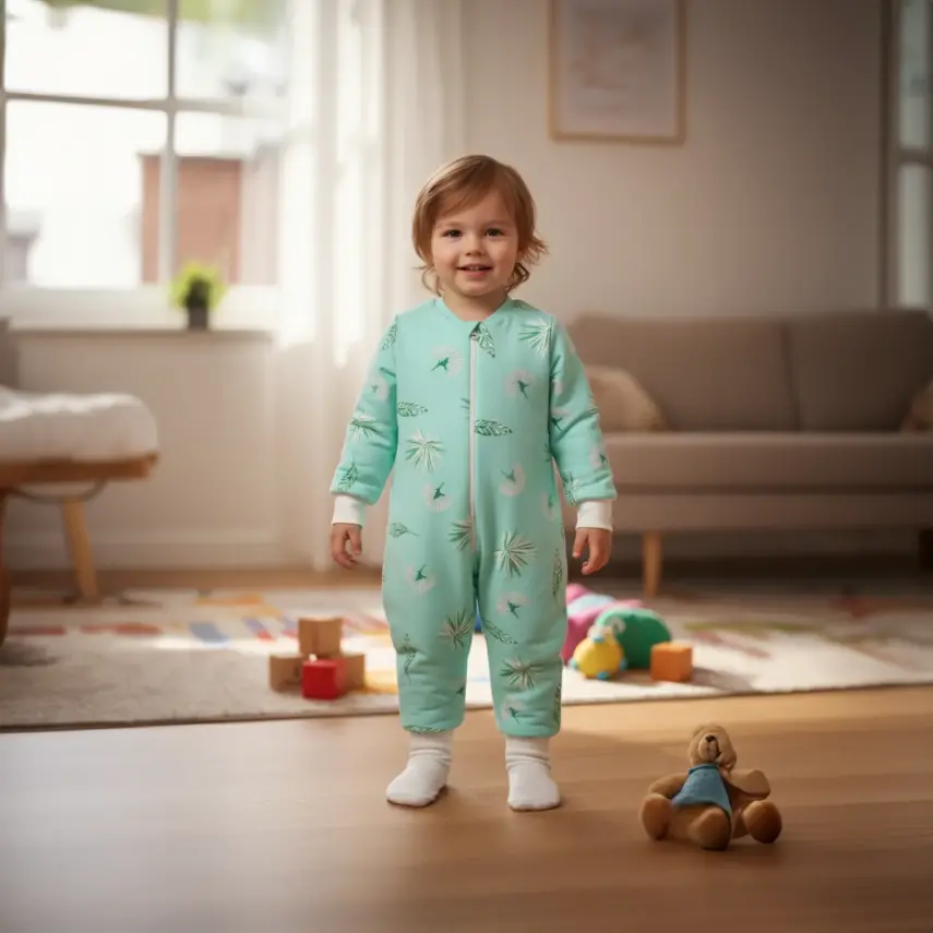 Ella Bonna Uyku Tulumu Çoraplı 2,5 Tog Mint Yaprak - 10