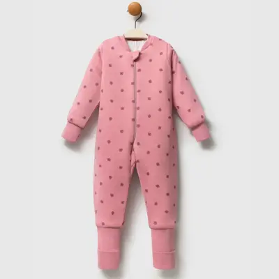 Ella Bonna Uyku Tulumu Çoraplı 2,5 Tog Mürdüm Flowers - 14