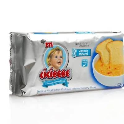 Eti Cicibebe Vitaminli Ekmek 125 gr - 12