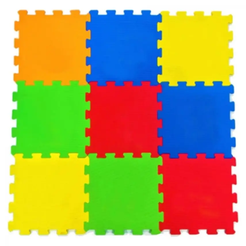 Eva Puzzle Oyun Matı Düz 7mm 33x33 - 1