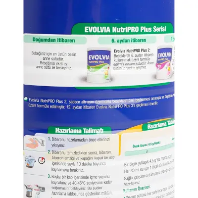Evolvia Nutripro Plus 2 Devam Sütü 1000 Gr - 4