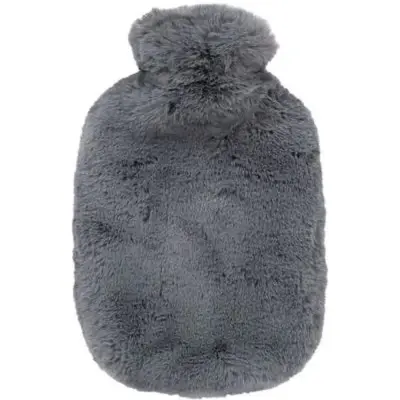 Fashy Termofor Sıcak Su Torbası Peluş Gri
