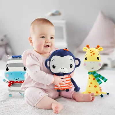Fisher Price Bebek Peluş Maymun - 3