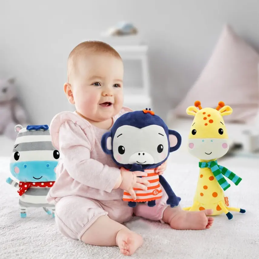 Fisher Price Bebek Peluş Maymun - 3