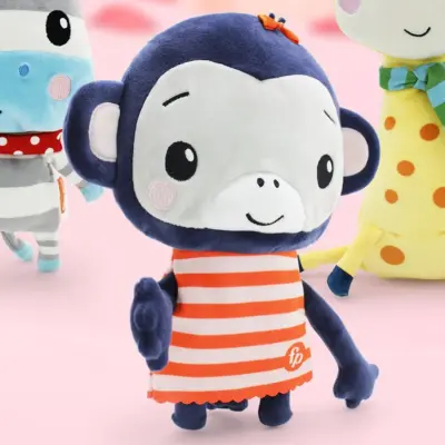 Fisher Price Bebek Peluş Maymun - 2