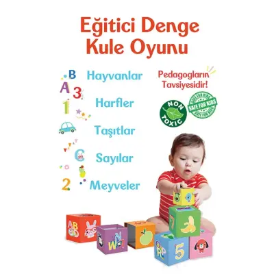 Fisher Price Eğitici Denge Kulesi - 3