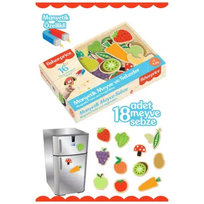 Fisher Price Manyetik Meyve Sebze - 2
