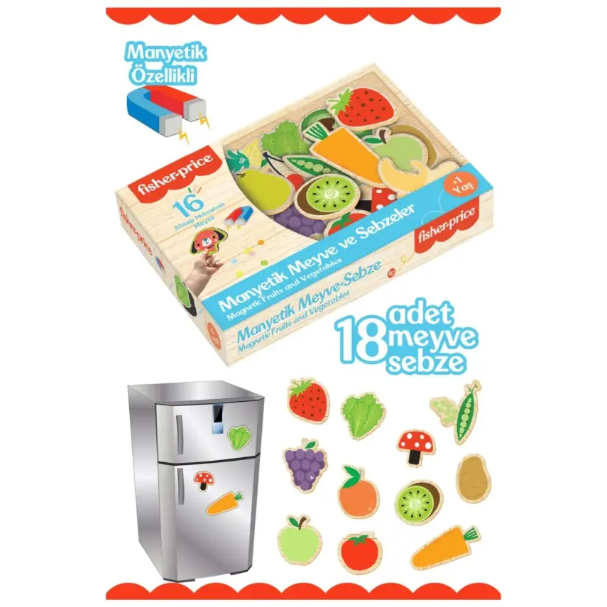 Fisher Price Manyetik Meyve Sebze - 2