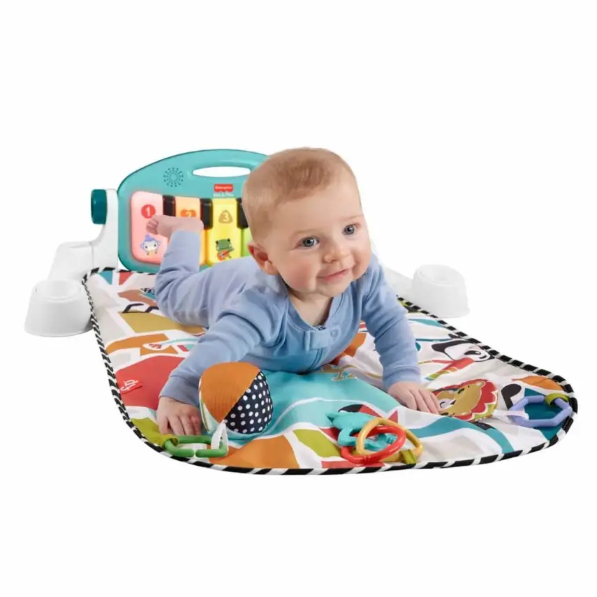 Fisher-Price Neşeli Hayvanlar Piyanolu Jimnastik Merkezi - 4