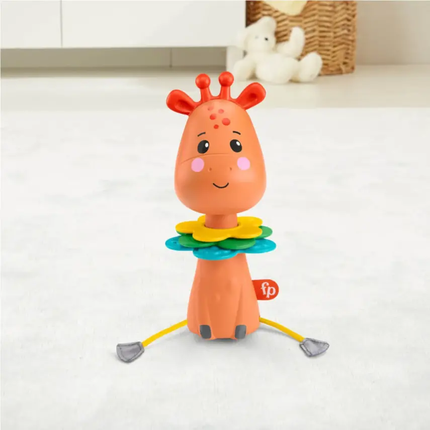 Fisher Price Safari Arkadaşları Eğlenceli Zürafa - 1