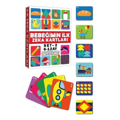Flash Kart Erken Eğitim Zeka Kartları 6-12 Ay - 2