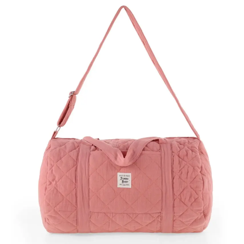 Funna Baby Coral Muslin Seyahat Çantası Yavru Ağzı  - 1