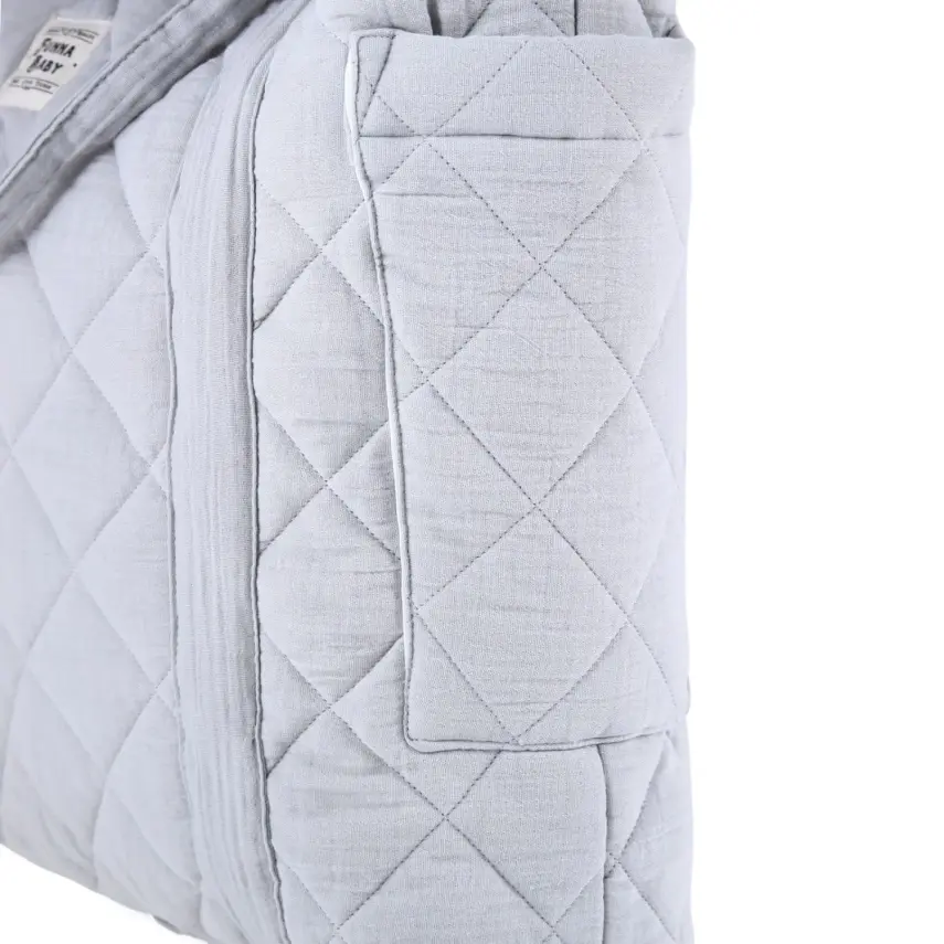 Funna Baby Dove Muslin Omuz Çantası Gri - 7