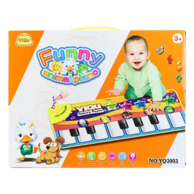 Funny Animal Pianolu Müzikli Oyun Matı