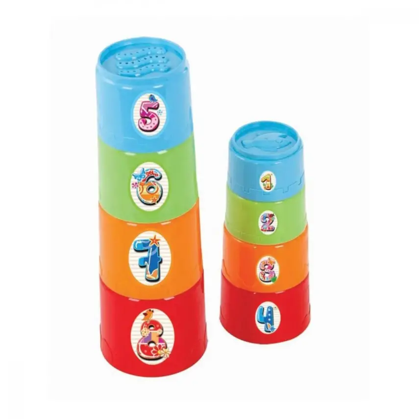 Furkan Toys 3 İn 1 Silindir Kule - 1