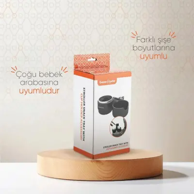 Gezenbebe 3’ü 1 Arada Bebek Arabası Telefon, Şişe ve Atıştırmalık Tepsisi - 2