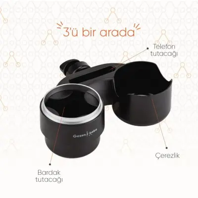 Gezenbebe 3’ü 1 Arada Bebek Arabası Telefon, Şişe ve Atıştırmalık Tepsisi - 5
