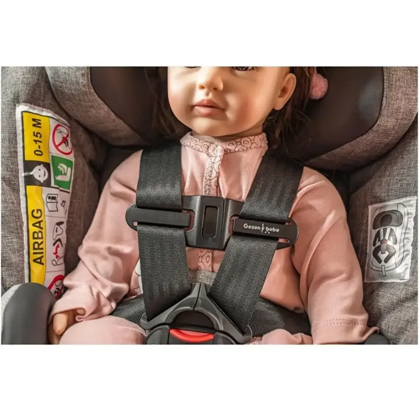 Gezenbebe Bebek Emniyet Kemer Klipsi Black - 4