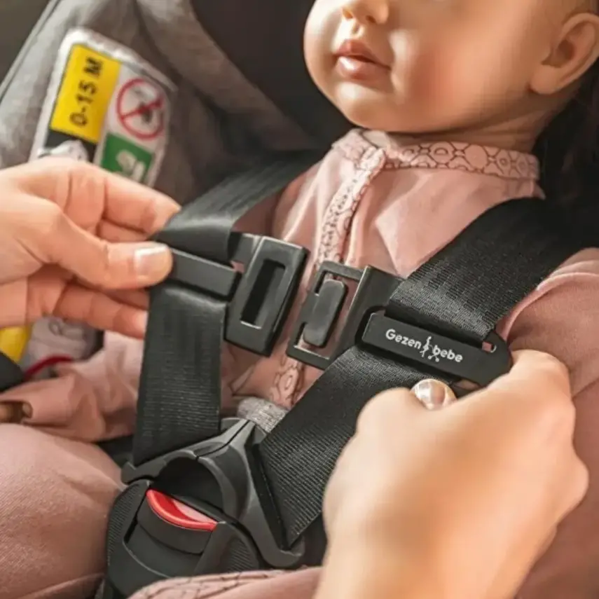 Gezenbebe Bebek Emniyet Kemer Klipsi Black - 1