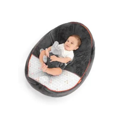 Gezenbebe Comfy Dolgulu Bebek Pufu Charcoal - 7
