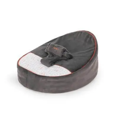 Gezenbebe Comfy Dolgulu Bebek Pufu Charcoal - 6
