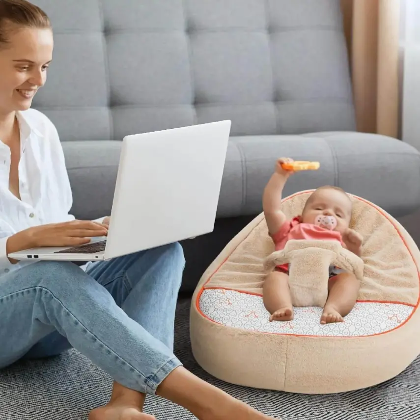 Gezenbebe Comfy Dolgulu Bebek Pufu Mist - 2