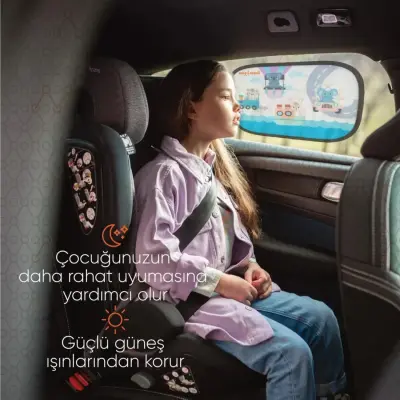 Gezenbebe Hero Araba İçin Bebek Güneşliği - 3