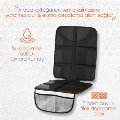 Gezenbebe Kalın Pedli Araba Koltuk Koruyucu - 3