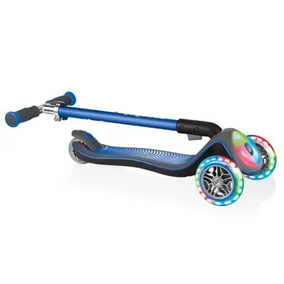 Globber Elite Deluxe Işıklı Scooter Lacivert - 9