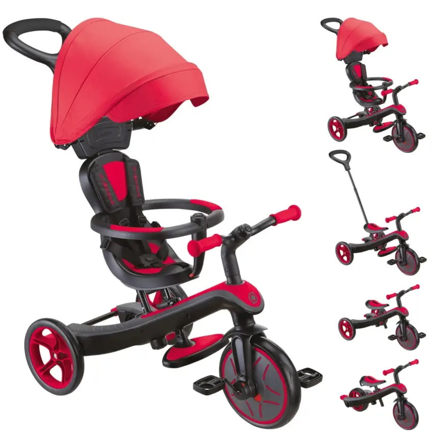 Globber Explorer 4in1 Bisiklet - Kırmızı - 1