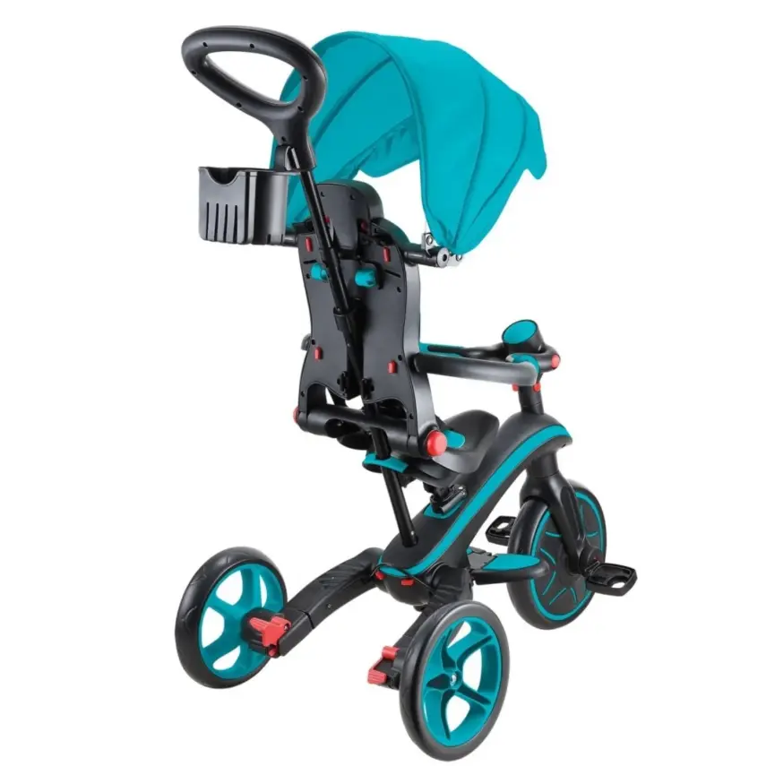 Globber Explorer 4in1 Katlanabilir Bisiklet - Mavi - 4