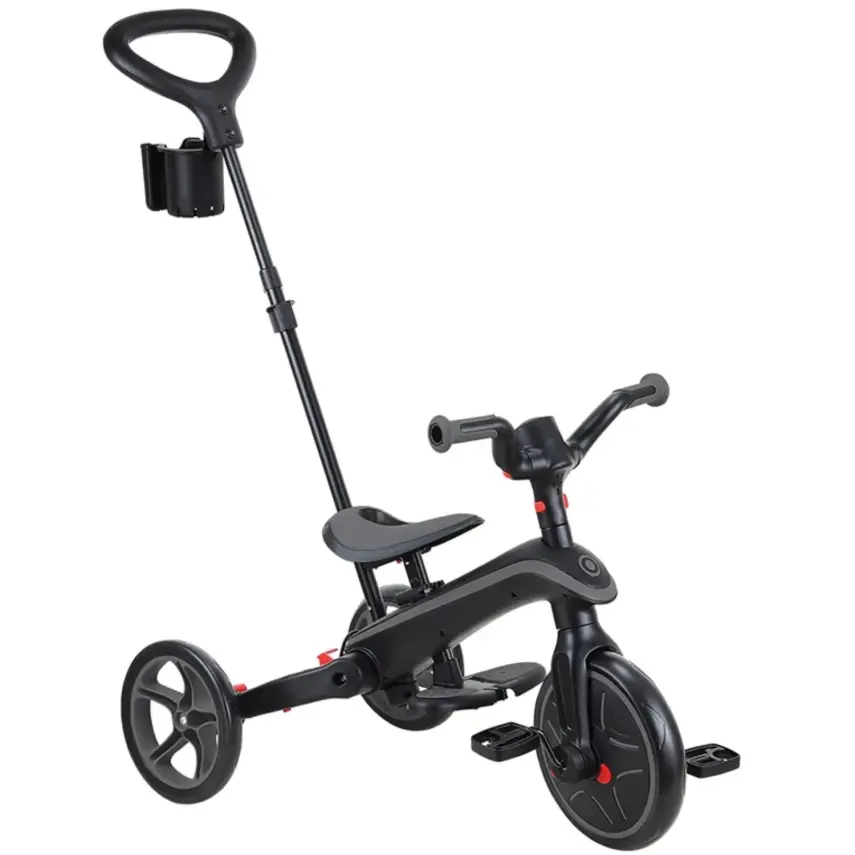 Globber Explorer 4in1 Katlanabilir Bisiklet - Siyah/Gri - 3