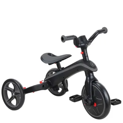 Globber Explorer 4in1 Katlanabilir Bisiklet - Siyah/Gri - 5