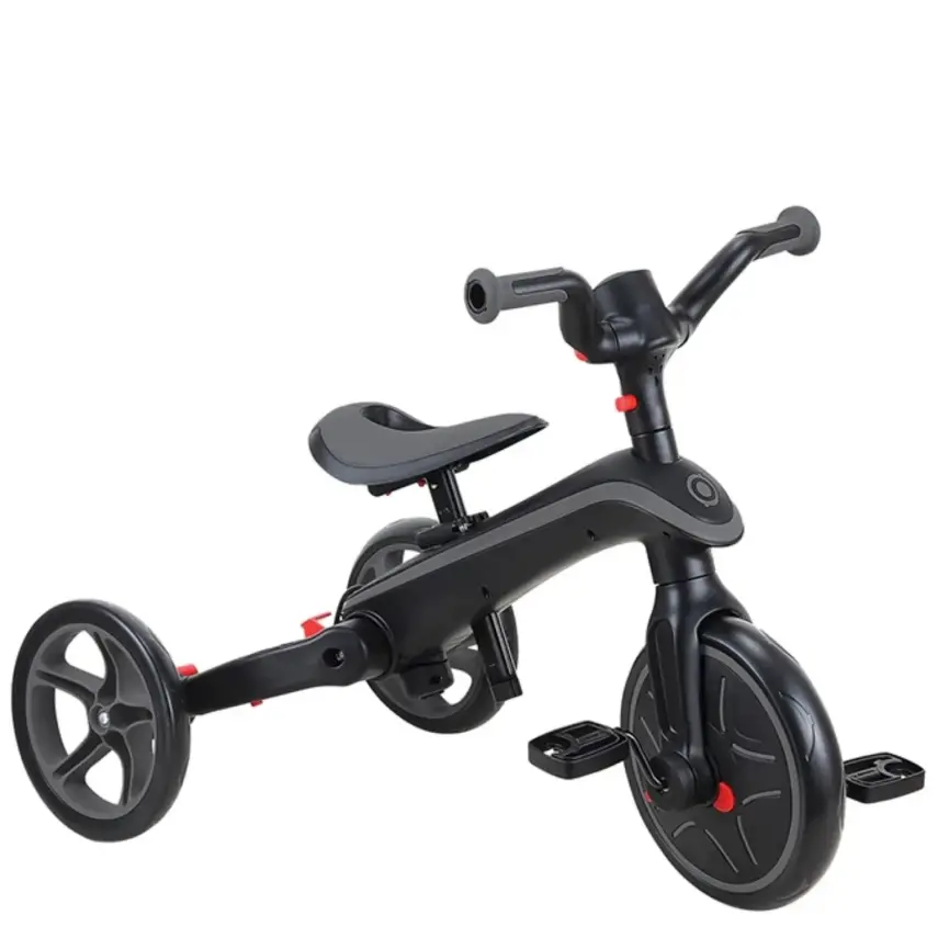 Globber Explorer 4in1 Katlanabilir Bisiklet - Siyah/Gri - 5