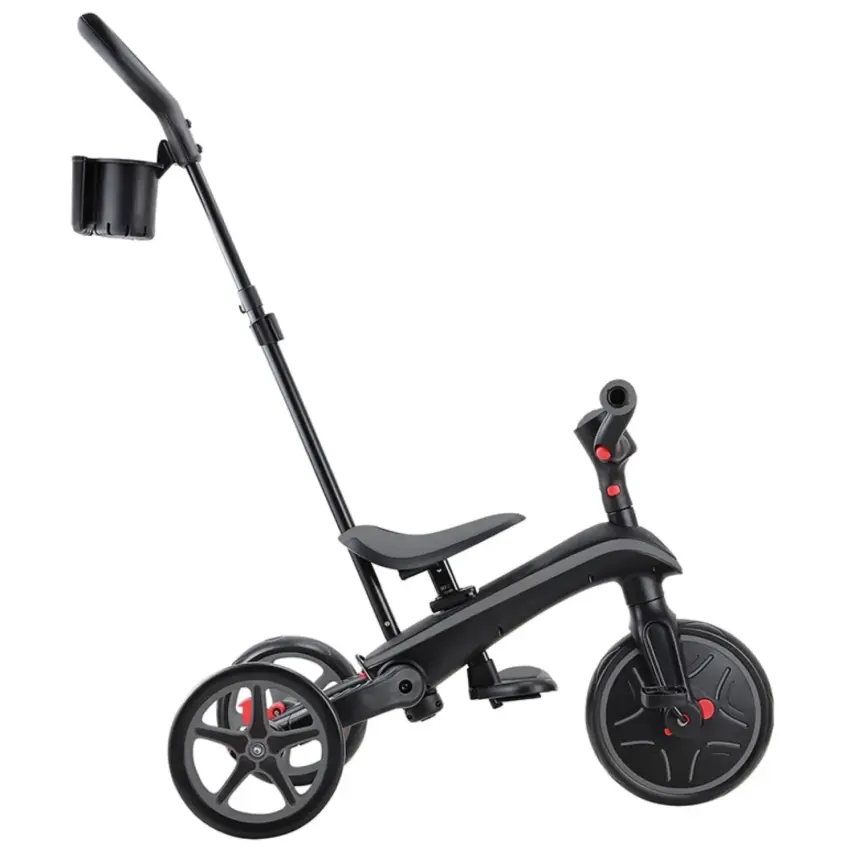 Globber Explorer 4in1 Katlanabilir Bisiklet - Siyah/Gri - 6