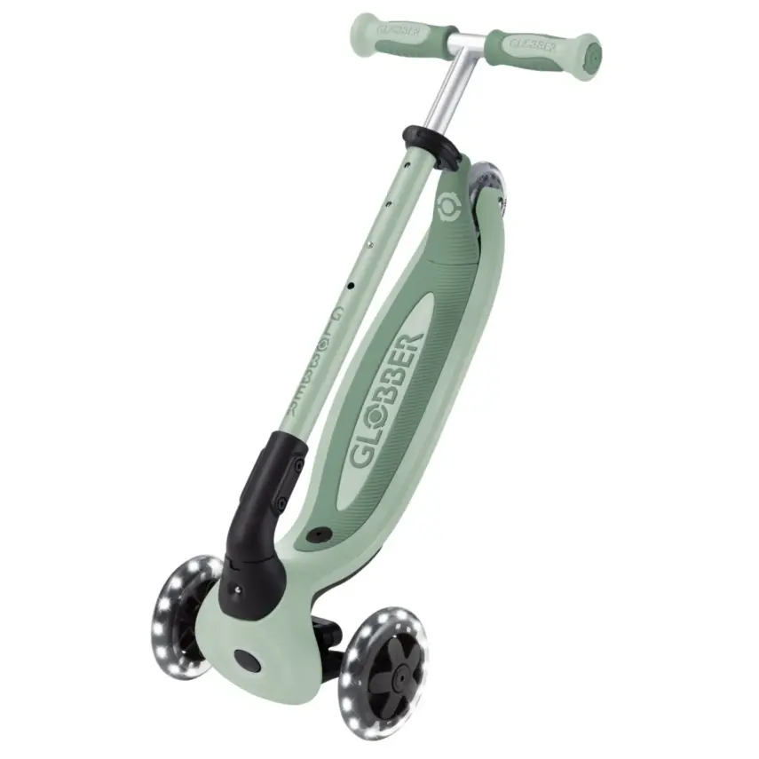 Globber Go Up Baby 360 Derece Manevra Kabiliyetli Işıklı Scooter - Koyu Mint - 7