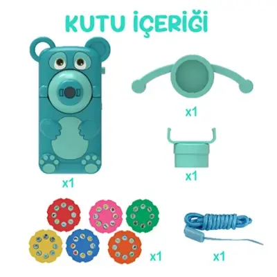 Gokidy Eğitici Projeksiyonlu Çizim Oyuncağı | 6 Renkli Slayt Diskli - 4