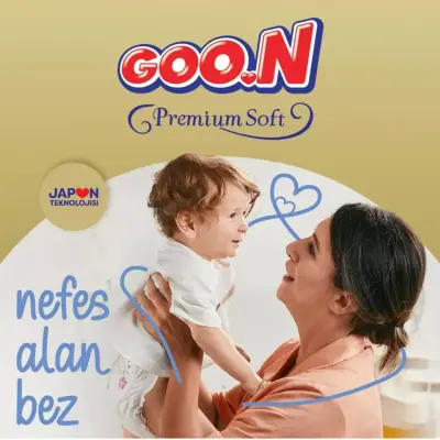 Goon Premium Bebek Bezi 5 Beden 12-20 Kg 52li Fırsat Paket - 12