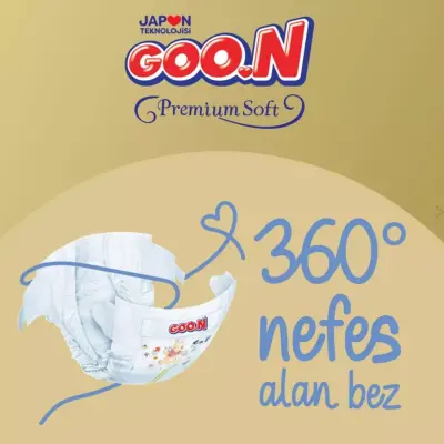 Goon Premium Bebek Bezi 5 Beden 12-20 Kg 52li Fırsat Paket - 11