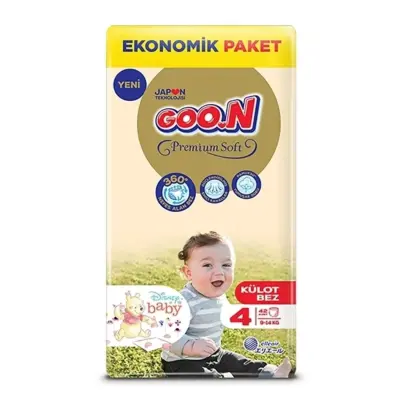 Goon Premium Külot Bebek Bezi 4 Beden 9-14 Kg 42li Jumbo Paket - 2