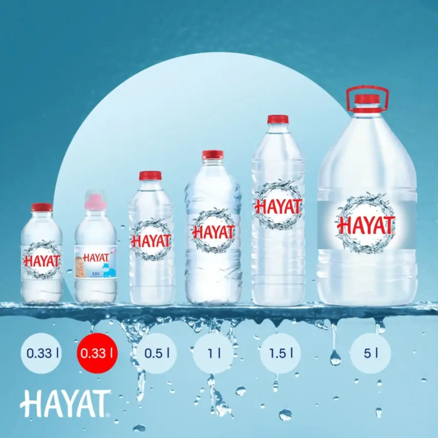 Hayat Doğal Mineralli Su 6lı - 17