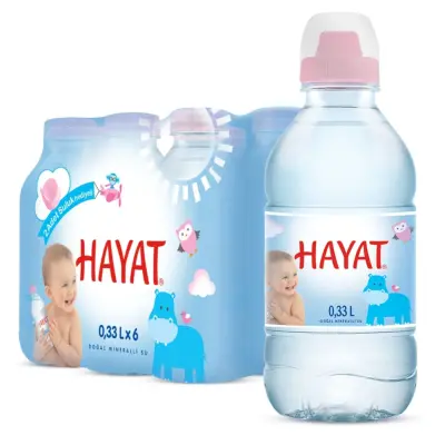 Hayat Doğal Mineralli Su 6lı