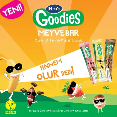 Hero Baby Goodies Meyve Barı Fındık Kakao 30 gr - 3