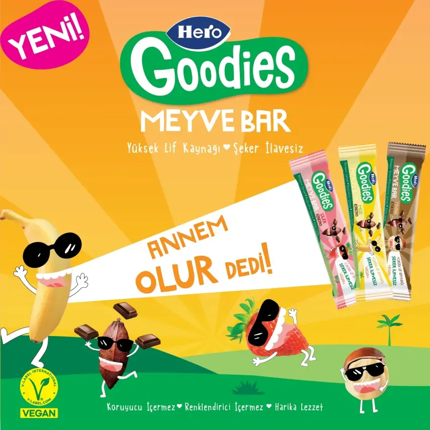 Hero Baby Goodies Meyve Barı Fındık Kakao 30 gr - 3