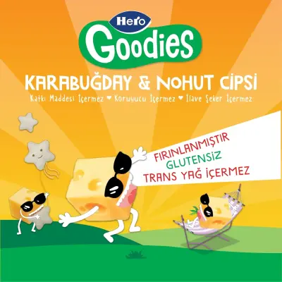 Hero Baby Goodies Peynirli Cips 30 gr - 2