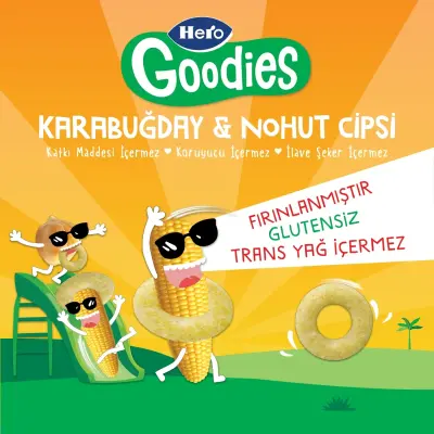 Hero Baby Goodies Süt Mısırlı Cips 30 gr - 6