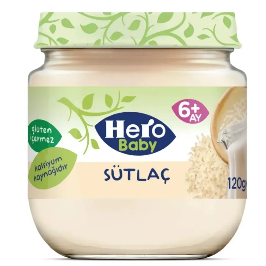 Hero Baby Kavanoz Maması Sütlaç 120 Gr - 1