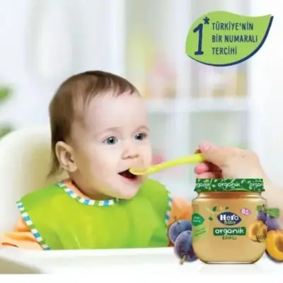 Hero Baby Organik Erikli Kavanoz Maması 120 Gr - 2